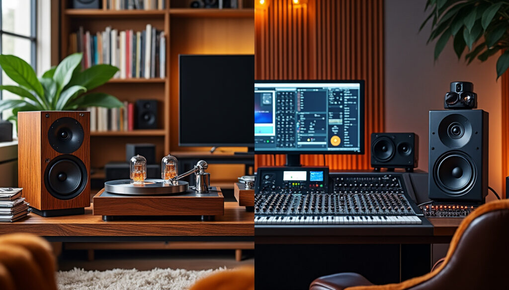 découvrez les différences entre hi-fi et studio, deux approches uniques pour vivre l'expérience sonore, et comprenez quelle philosophie du son correspond le mieux à vos attentes.